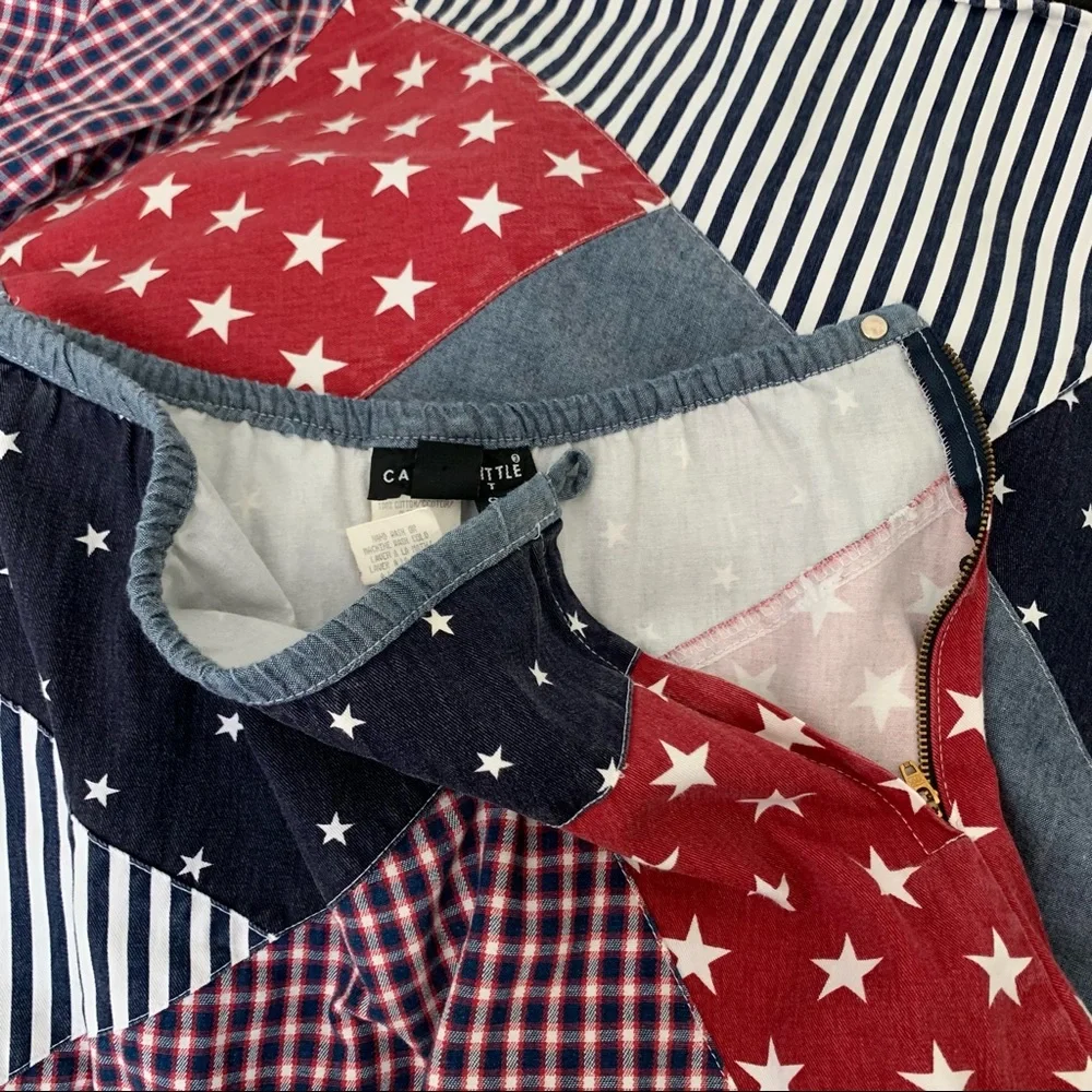 Vintage Carol Little Americana Patchwork Skirt - Picture 7 of 7